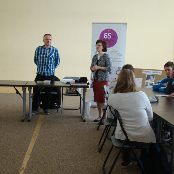 Real size Powitanie przez p  kierownik biblioteki