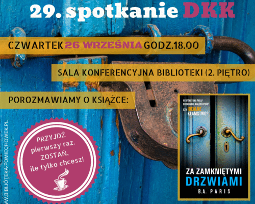 DKK - plakat na kolejne spotkanie