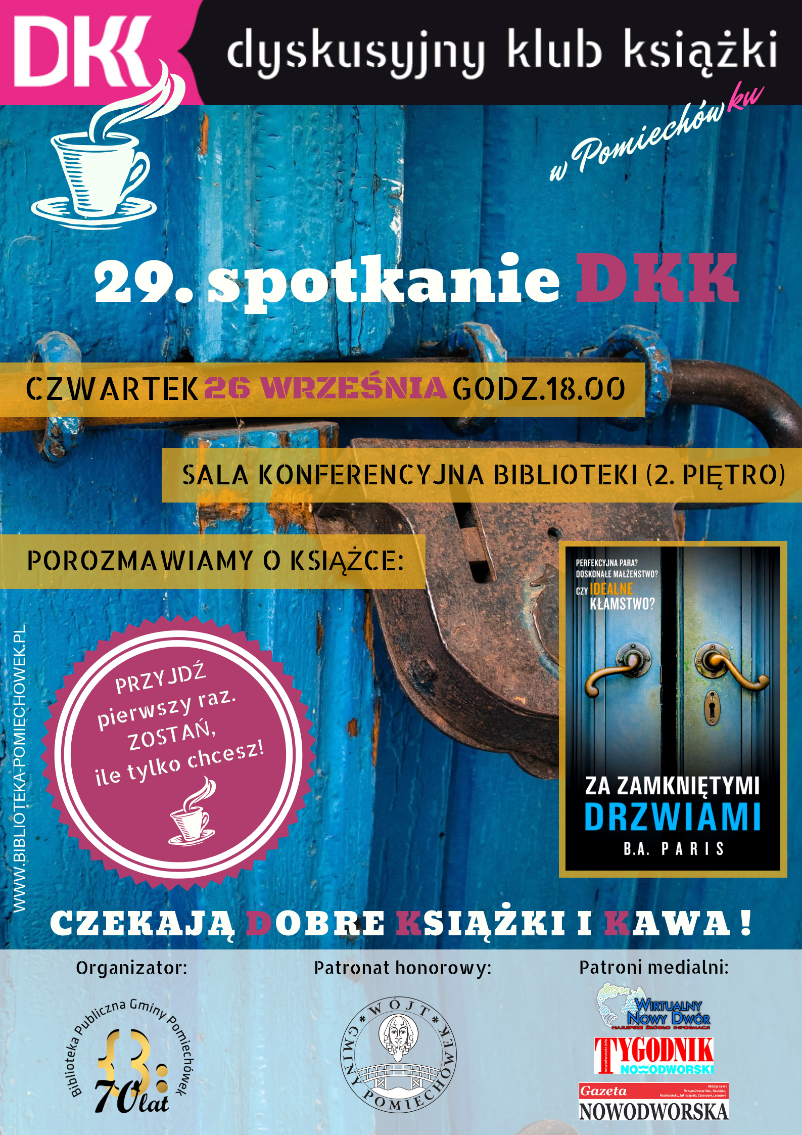 DKK plakat na kolejne spotkanie